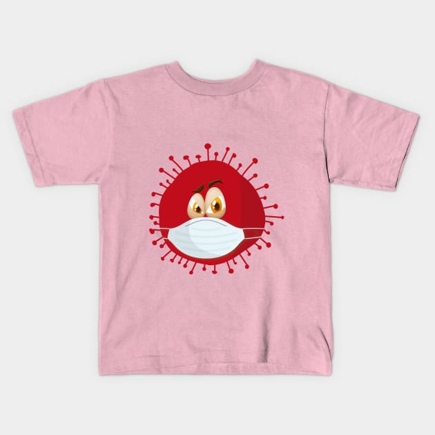 Protect Yourself From Coronavirus Kids T-Shirt by Artistic Design